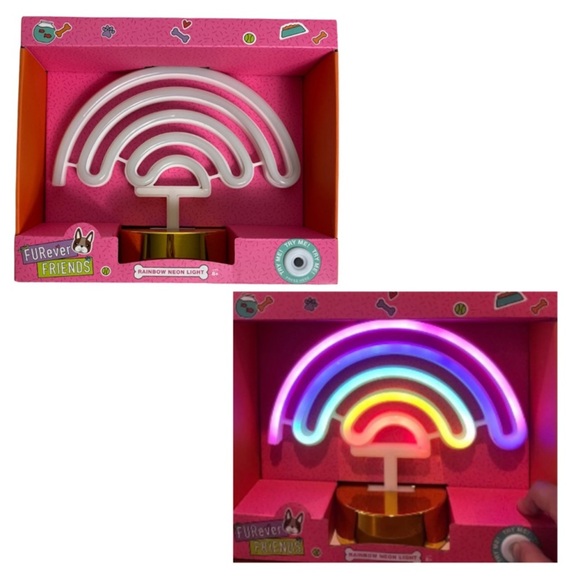NIB FURever FRIENDS Rainbow Neon Light - Picture 6 of 7